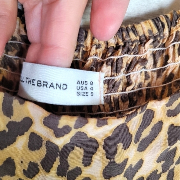 Faithfull The Brand Elsa Leopard Print Jumpsuit, Sz 4 - Picture 6 of 16